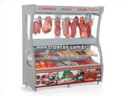 balcao expositor vertical frigorifico aougue gevd 210 gelopar