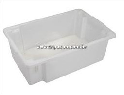 Caixa Plstica Para Frigorifico /  Caixa Modelo Pescado L 20